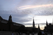 The evening glimpses of Red Square